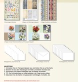 BASTELSETS / CRAFT KITS: Bastelset: Vår blomster på gjennomsiktig papir