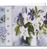 BASTELSETS / CRAFT KITS: Bastelset: Forår blomster på transparent papir