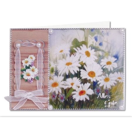 BASTELSETS / CRAFT KITS: Bastelset: Forår blomster på transparent papir