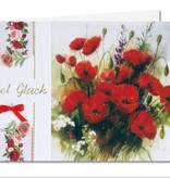 BASTELSETS / CRAFT KITS: Bastelset: Spring flowers on transparent paper