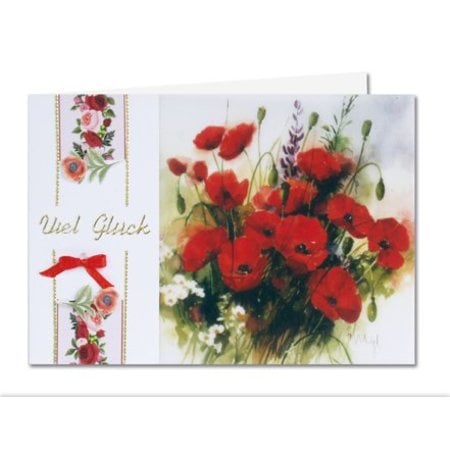 BASTELSETS / CRAFT KITS: Bastelset: Spring flowers on transparent paper