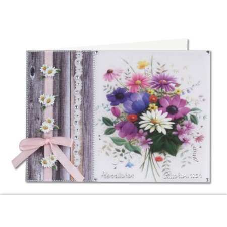 BASTELSETS / CRAFT KITS: Bastelset: Forår blomster på transparent papir