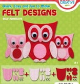 Kinder Bastelsets / Kids Craft Kits Búhos Pretty fieltro: Niños Craft Kit