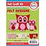 Kinder Bastelsets / Kids Craft Kits Kids Craft Kit: Temmelig Filt ugler