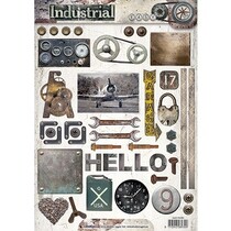 A4 Gestantzte 3D sheet: Industrial
