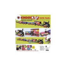 Kinder Bastelset paper train