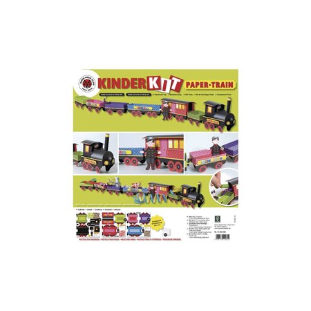 Kinder Bastelsets / Kids Craft Kits Kinder Bastelset paper train