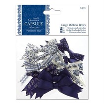 12 Deco meulage grandes, tons bleus, ParisienneBlue