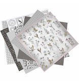 DESIGNER BLÖCKE  / DESIGNER PAPER 1 pack of 6 different styles, sheet 30.5 x 30.5 cm