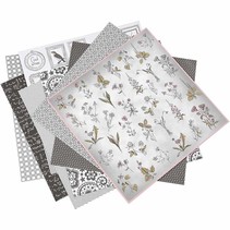 1 pack of 6 different styles, sheet 30.5 x 30.5 cm