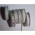 DEKOBAND / RIBBONS / RUBANS ... 6 Ribbons, 3-10 mm x 1.8 m, range with 6 asstd. Design, light red