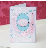 Docrafts / Papermania / Urban NIEUW: een embossing folders van zugleicherzeit onder de indruk en stoten!