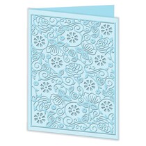 NEW: an embossing folders of zugleicherzeit impressed and punches!