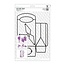 X-Cut / Docrafts A4 punching and embossing template: a 3D pocket!