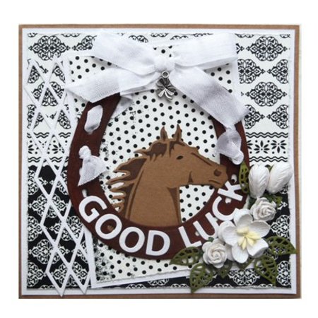 Marianne Design Punching and embossing template: Horseshoe