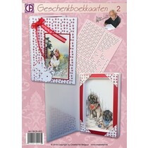 kit de artesanía:2 tarjetas de libro