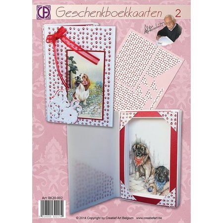 BASTELSETS / CRAFT KITS: A complete craft kit for 2 book cards
