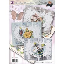 Compleet Bastelset: Paradise butterflies