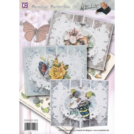 BASTELSETS / CRAFT KITS: Komplettes Bastelset: Paradise Schmetterlinge
