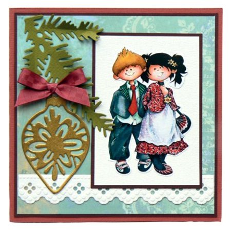 Marianne Design Marianne projeto, embossing e Schneideshablone, abeto ramo, LR0181