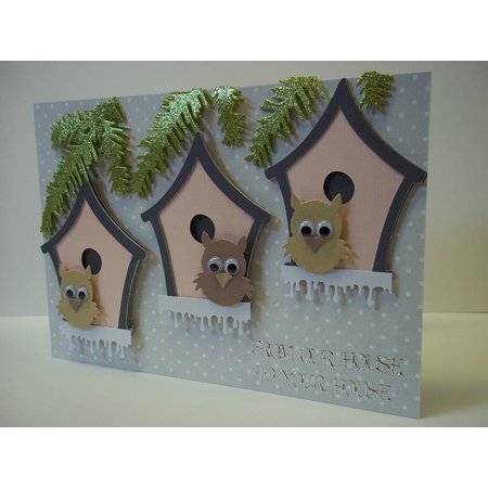 Marianne Design Marianne projeto, embossing e Schneideshablone, abeto ramo, LR0181