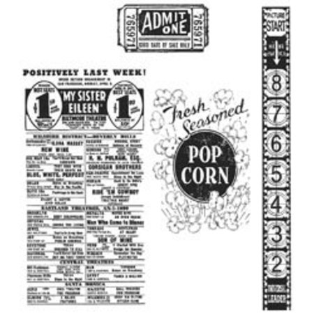 Tim Holtz Sello Set: En las películas CMS081