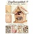 Objekten zum Dekorieren / objects for decorating Bastelset 04: MDF og papir fugl huset dekorasjon, 17cm.