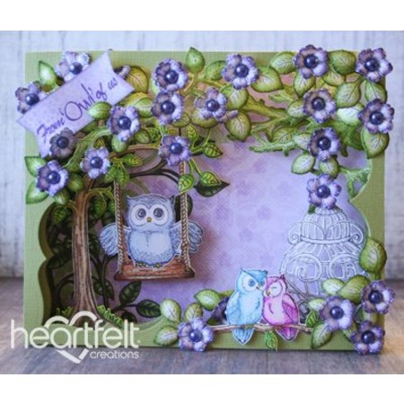 Heartfelt Creations aus USA Stempel Set + passende Stanz- und Prägeschablone