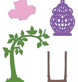 Heartfelt Creations aus USA Stempel Set + passende Stanz- und Prägeschablone