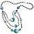 Schmuck Gestalten / Jewellery art Smykker Craft Kit Trend Linie Ocean, benzin-black materiale til en kæde.