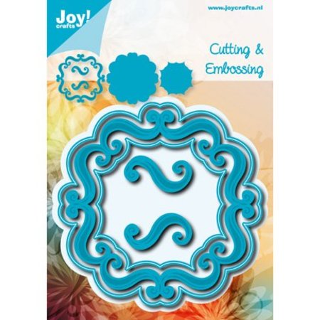 Joy!Crafts und JM Creation Perfuração e molde de estampagem: Frame decorativo ornamental
