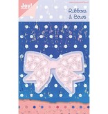 Joy!Crafts und JM Creation Joy Crafts, stamping and embossing template 6002 0183, Ribbons & Bows, 80.5 x 54mm
