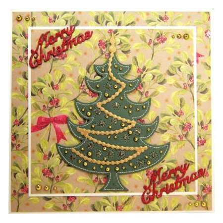 Joy!Crafts und JM Creation Joy Crafts, punching and embossing & Embroideryschablone, 6002 2008, Christmas Tree