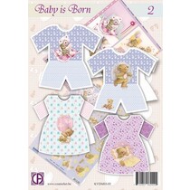 Komplett kort håndverket kit: Baby