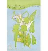 Leane Creatief - Lea'bilities Stempling og prægning stencil: Flower, Cala