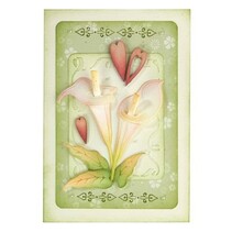 Stansing og preging sjablong: Flower, Cala