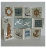 Joy!Crafts und JM Creation Ponsen en embossing sjabloon: anker, boei, strand Boot