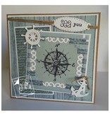 Joy!Crafts und JM Creation Ponsen en embossing sjabloon: anker, boei, strand Boot