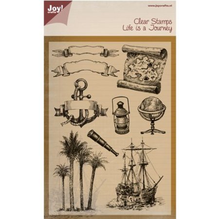 Joy!Crafts und JM Creation timbro trasparente: La vita è un viaggio