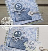 Joy!Crafts und JM Creation Punching and embossing template: Mery's curly round