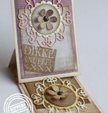 Joy!Crafts und JM Creation Punching and embossing template: Mery's curly round