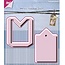 Joy!Crafts und JM Creation Ponsen en embossing sjabloon: Label Slide