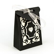 NIEUW: ponsen en embossing templates Filigrane zak / doos