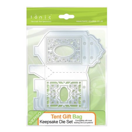 TONIC NIEUW: ponsen en embossing templates Filigrane zak / doos