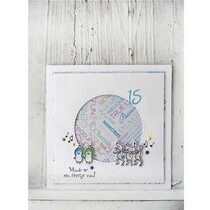 Transparent stamp Solid mice