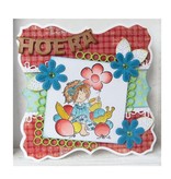 Marianne Design Transparent stempel: Snoesjes, Jente med ballonger
