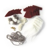 Komplett Sets / Kits Bastelpackung Père Noël guirlande, 100 cm, boîte PVC