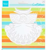 Marianne Design Goffratura e Schneideshablone, modello craftabili "Angel con la bandiera" CR1233