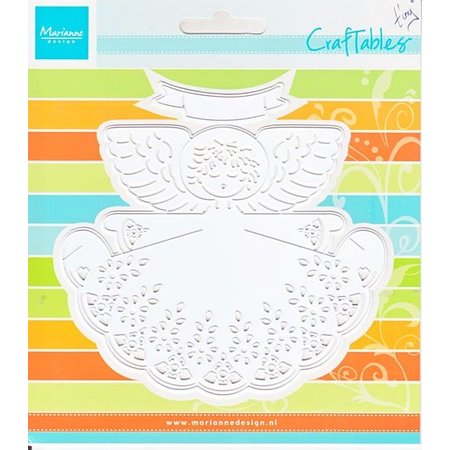 Marianne Design Goffratura e Schneideshablone, modello craftabili "Angel con la bandiera" CR1233