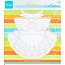 Marianne Design Preging og Schneideshablone, Craftables mal "Angel med Banner" CR1233